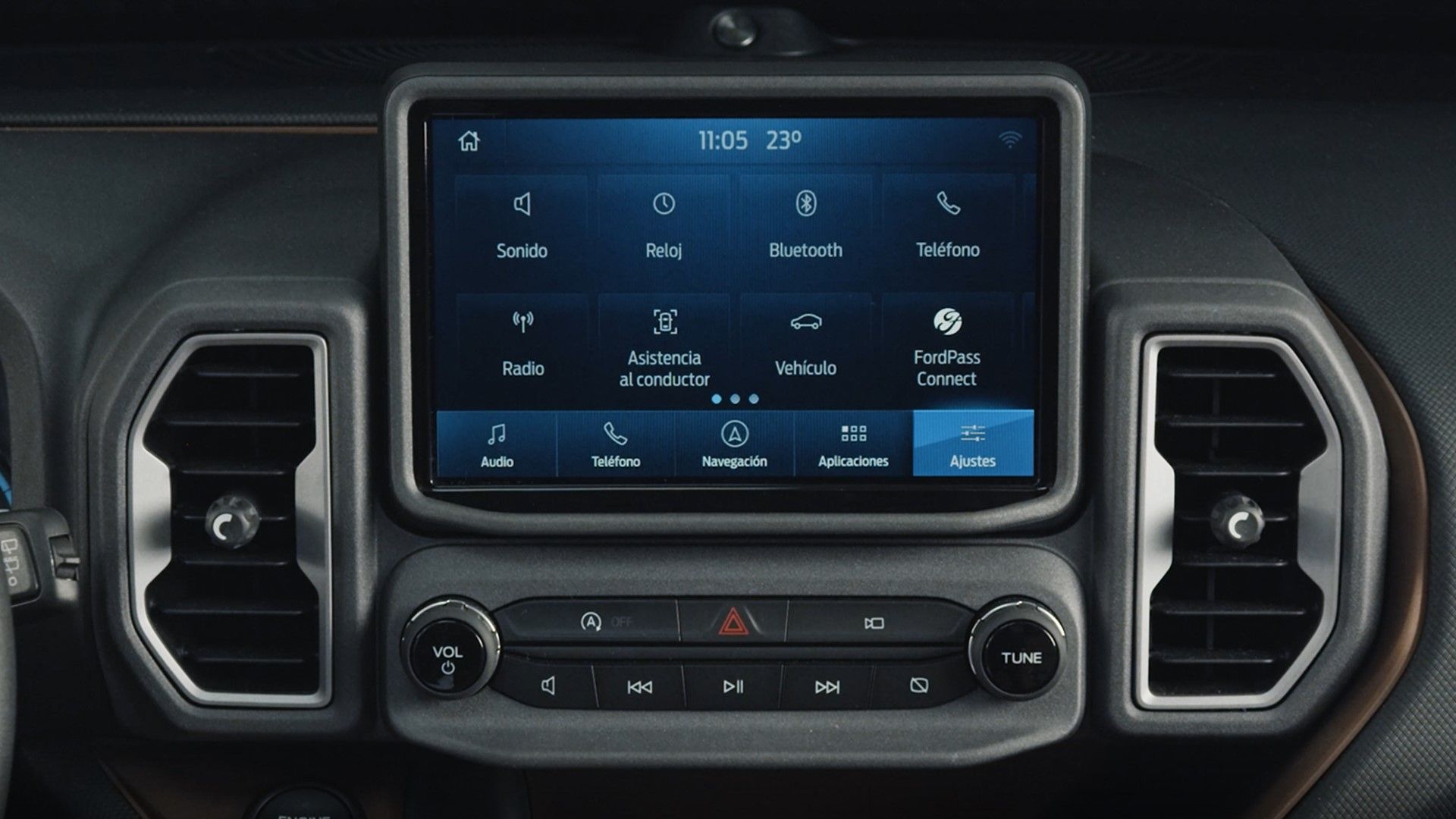 Sistema de información de punto ciego BLIS con Alerta de tráfico cruzado