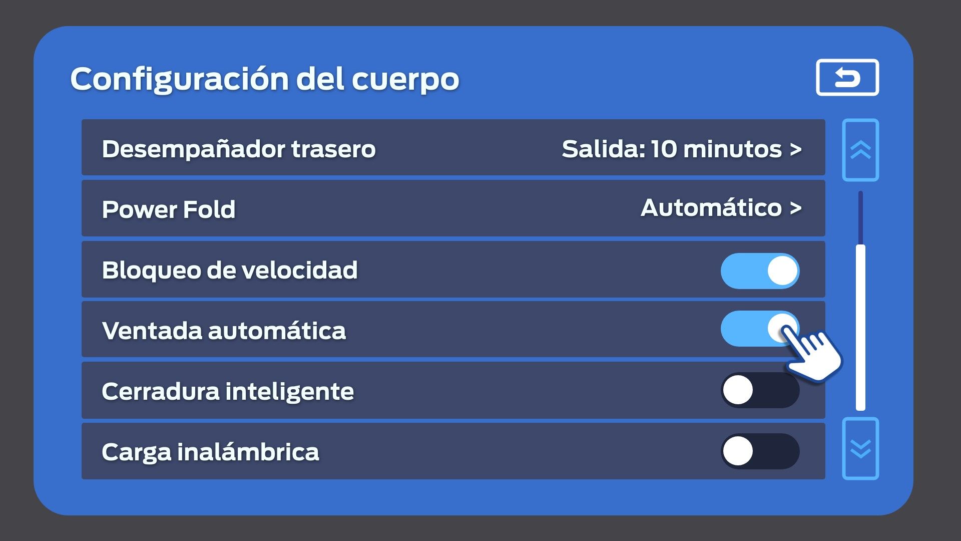 Cierre Centralizado de Puertas, Ventanas y techo solar