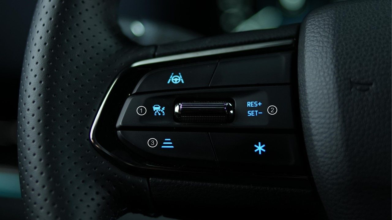 Control de velocidad crucero adaptativo con sistema "Stop & Go"